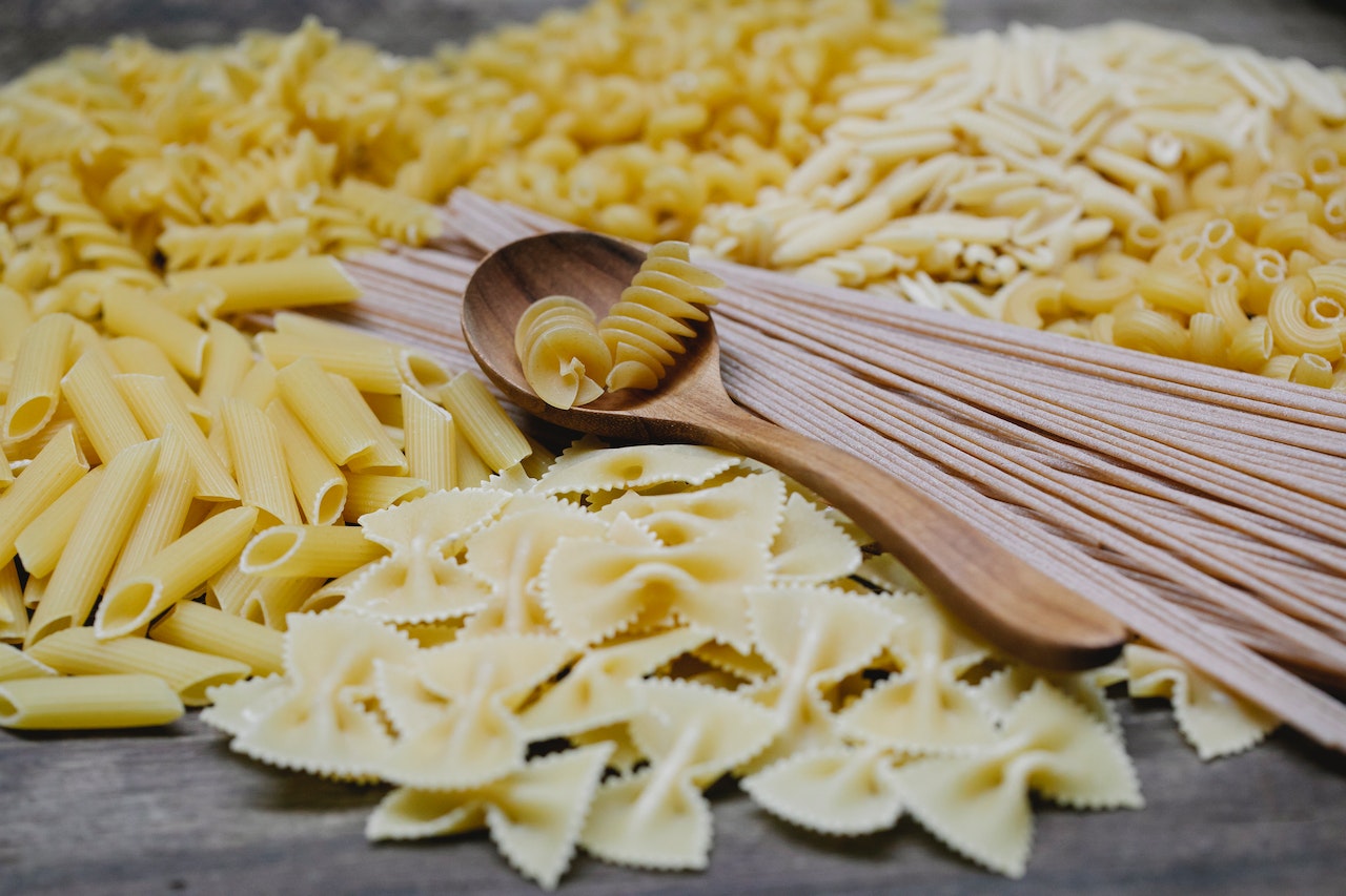 Forskellige typer af pasta