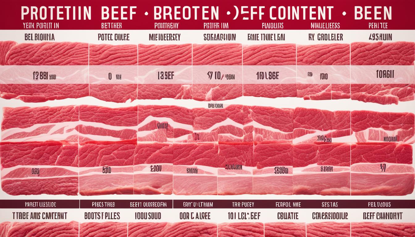 hvor mange proteiner er der i oksekød