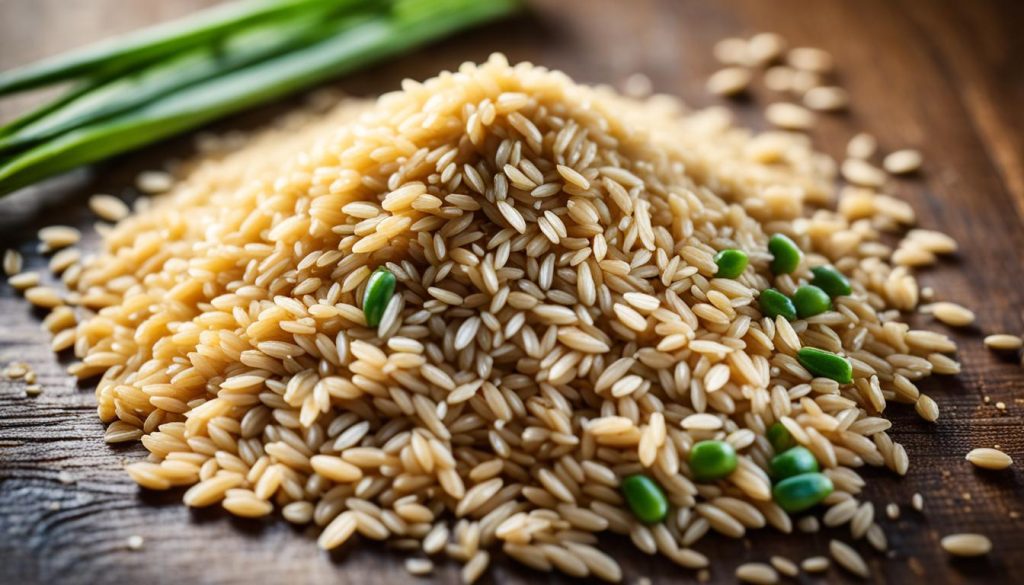 Proteinindhold i brune ris