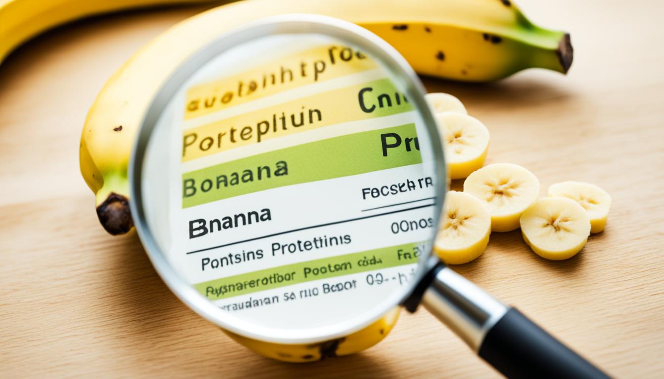 hvor mange proteiner i banan