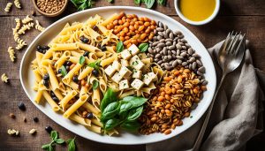 vegetariske proteinkilder til pasta